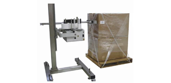 Three-sided pallet labelling